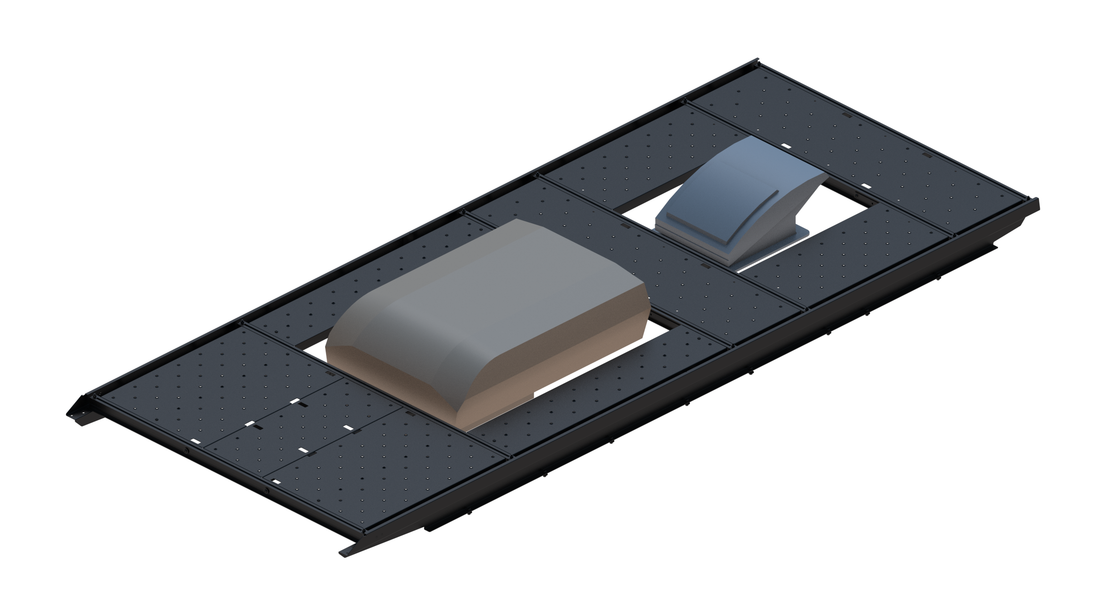 Slim Platform Rack Ext - Front Aftermarket Air Con / Rear Centre Fan (RS3)