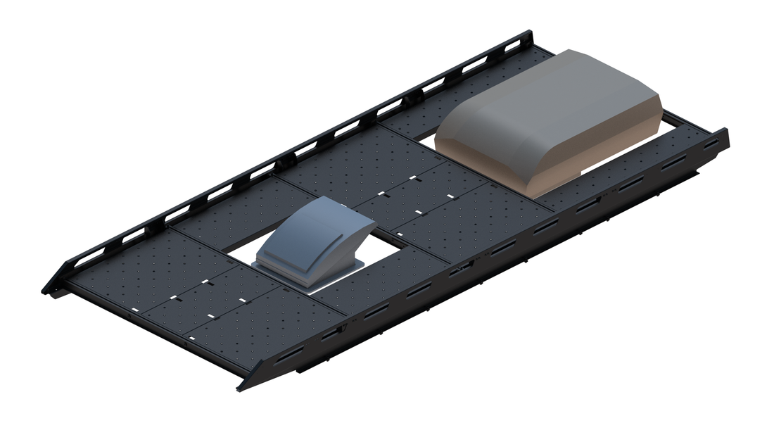 Cargo Platform Rack Ext - Rear Aftermarket Air Con / Front Centre Fan (RS3)