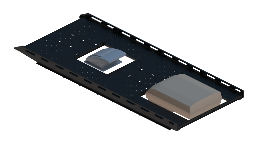 Cargo Platform Rack Ext - Rear Aftermarket Air Con / Front Centre Fan (RS3)