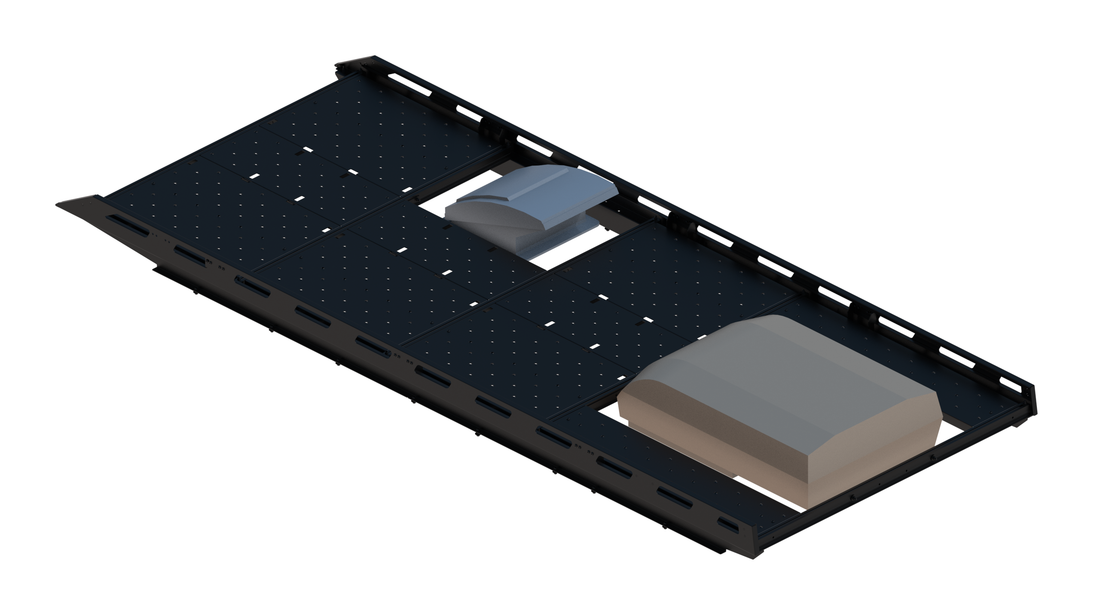 Cargo Platform Rack Ext - Rear Aftermarket Air Con / Front Offset Fan (RS3)