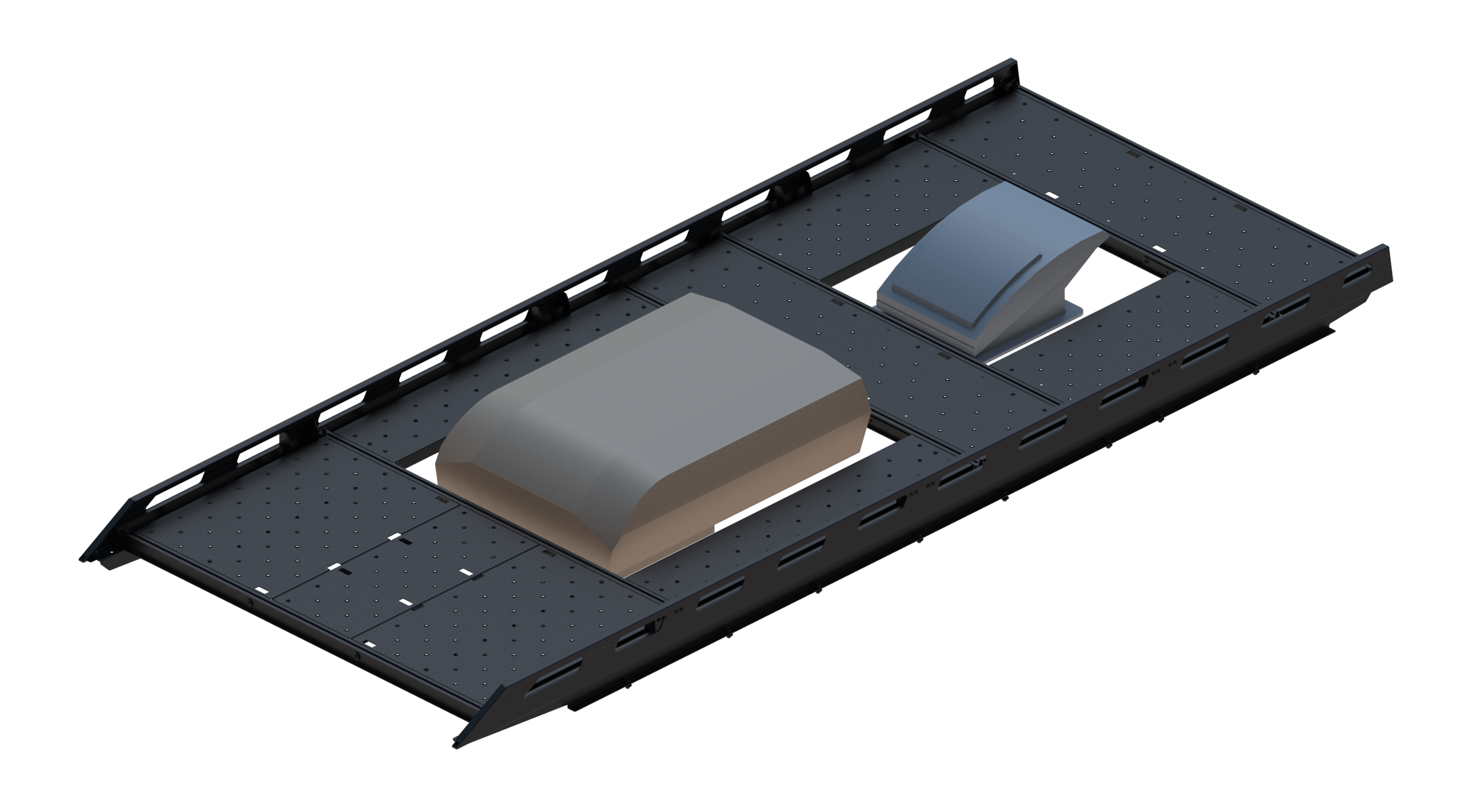 Cargo Platform Rack Ext - Front Aftermarket Air Con / Rear Centre Fan (RS3)