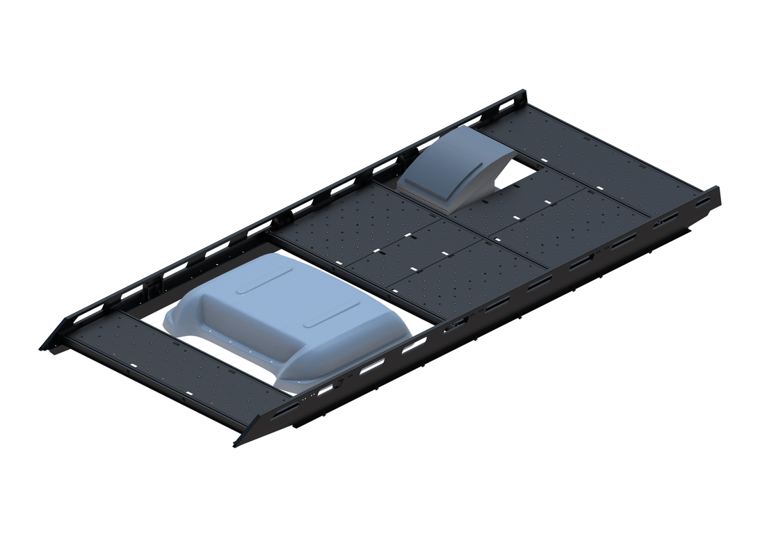 Cargo Platform Rack Ext - Front MB Air Con / Rear Offset Fan (RS3)