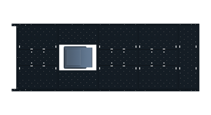 Slim Platform Rack Ext- Front Centre Fan (RS4)