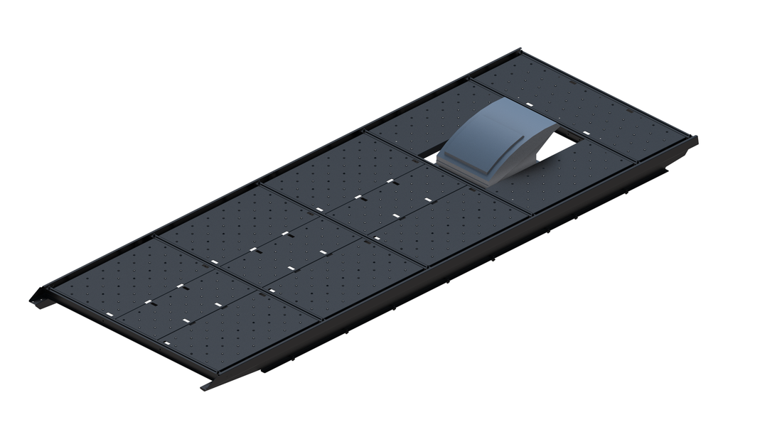 Slim Platform Rack Ext- Rear Centre Fan (RS4)