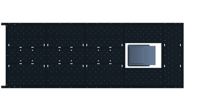 Slim Platform Rack Ext- Rear Centre Fan (RS4)