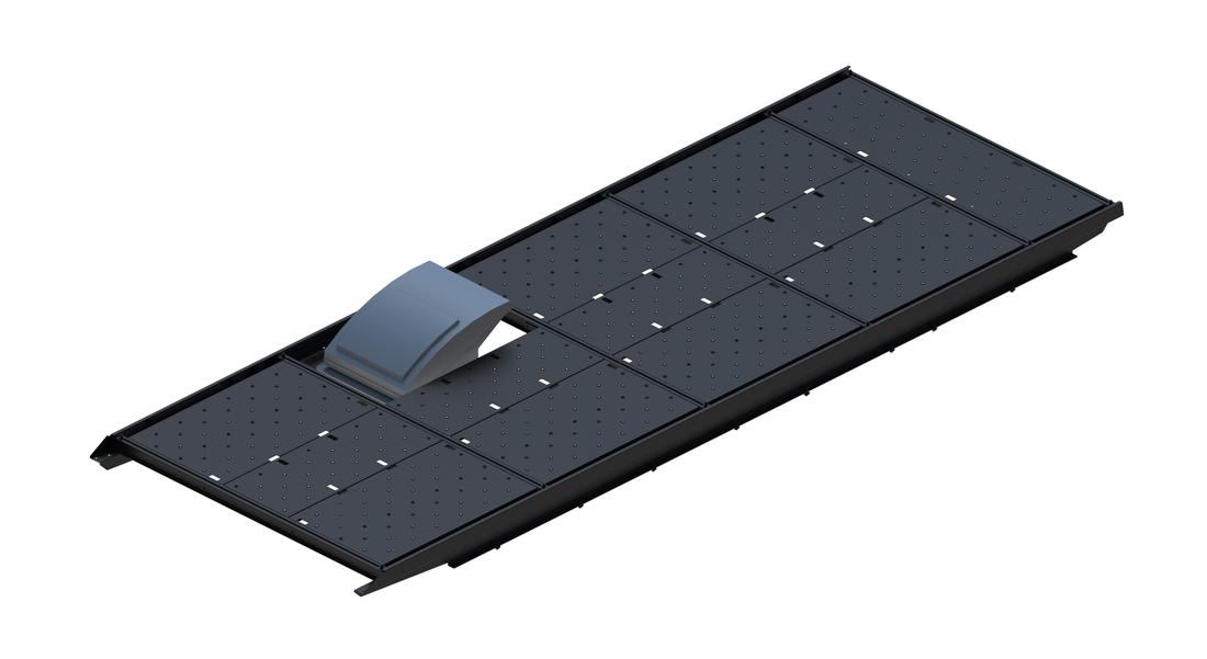 Slim Platform Rack Ext- Front Offset Fan (RS4)