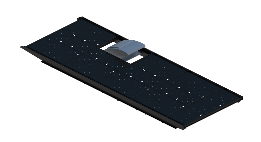 Slim Platform Rack Ext- Front Offset Fan (RS4)