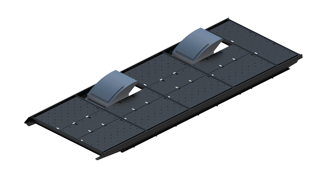 Slim Platform Rack Ext- Front Offset Fan / Rear Offset Fan (RS4)