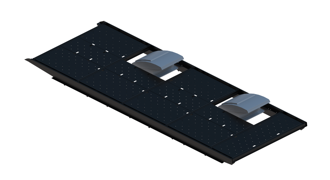 Slim Platform Rack Ext- Front Offset Fan / Rear Offset Fan (RS4)