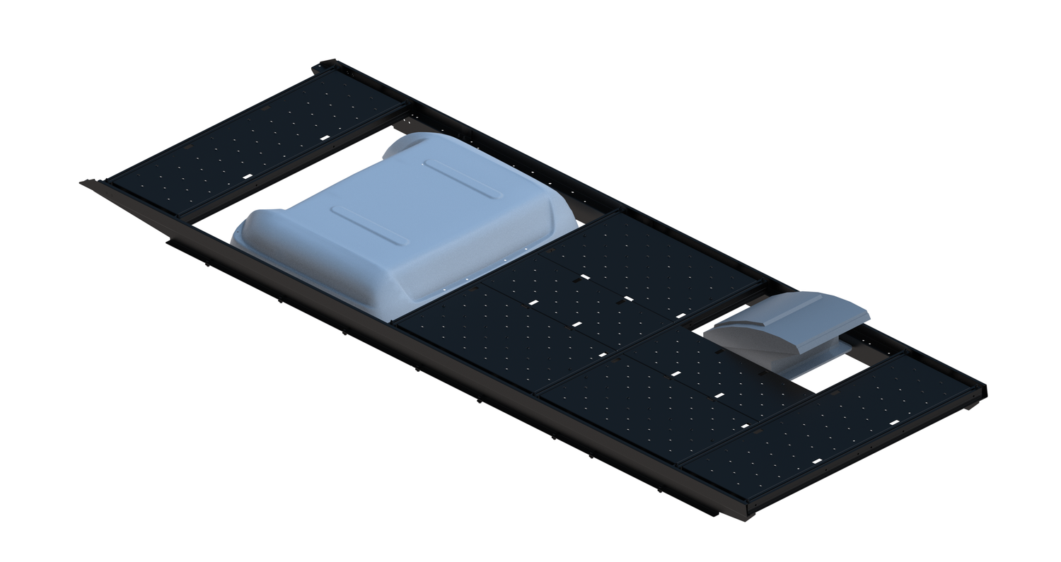 Slim Platform Rack Ext- Front MB Air Con / Rear Offset Fan (RS4)