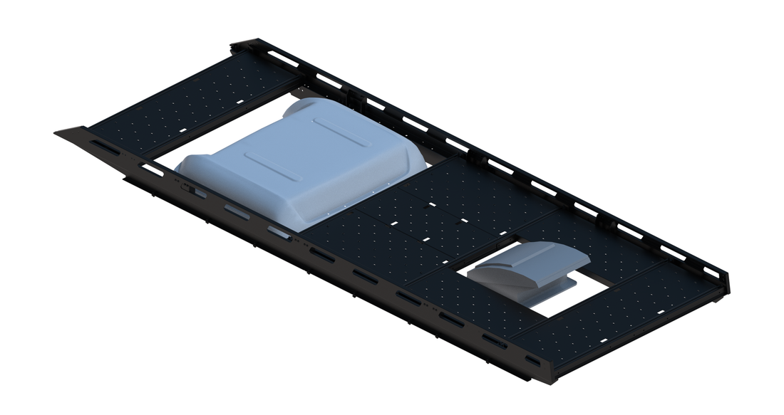 Cargo Platform Rack Ext - Front MB Air Con / Rear Centre Fan (RS4)