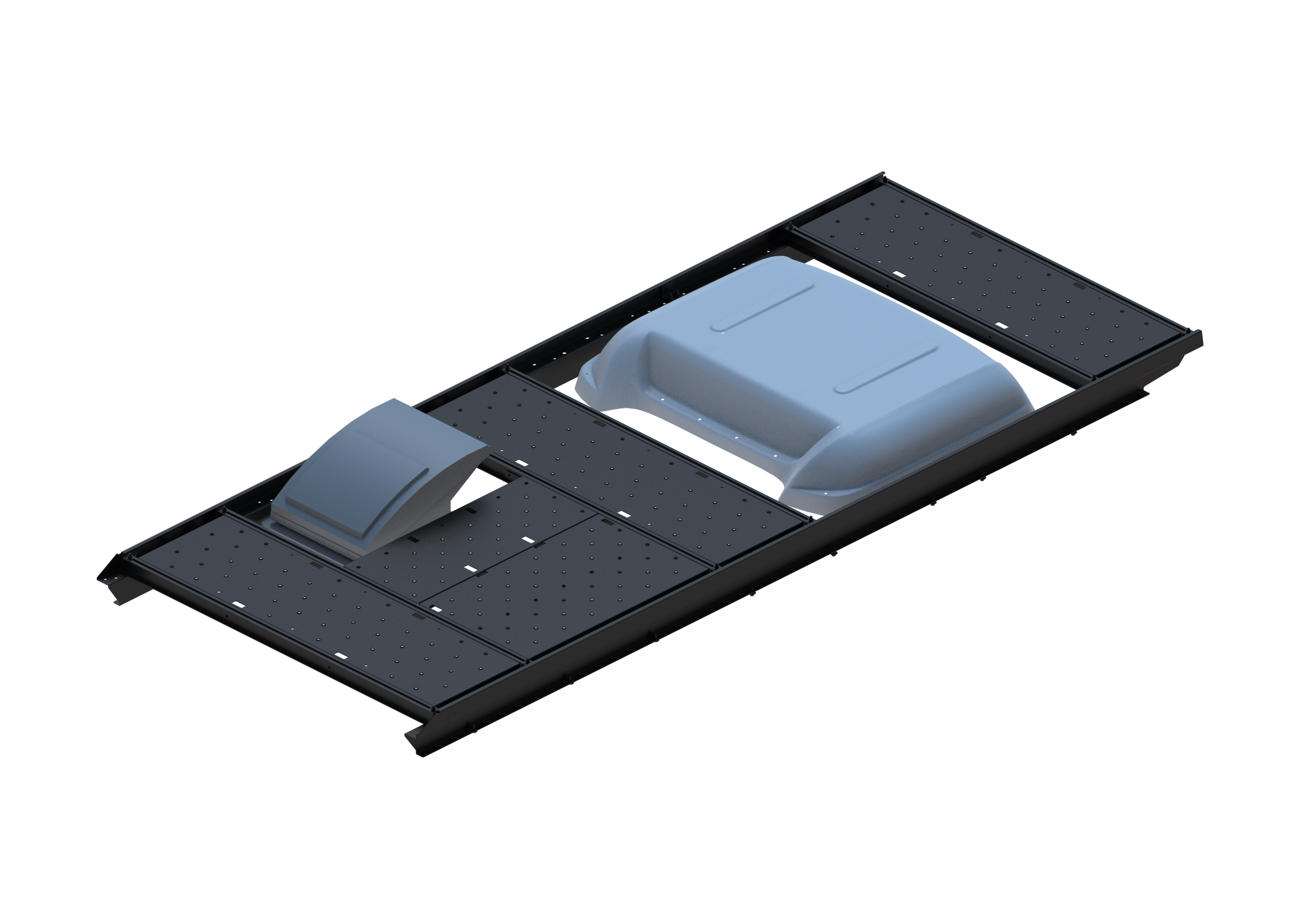 Slim Platform Rack - Front Offset Fan / Rear MB Air Con (RS3)