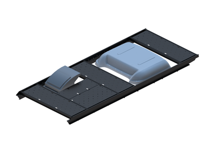 Slim Platform Rack - Front Offset Fan / Rear MB Air Con (RS3)