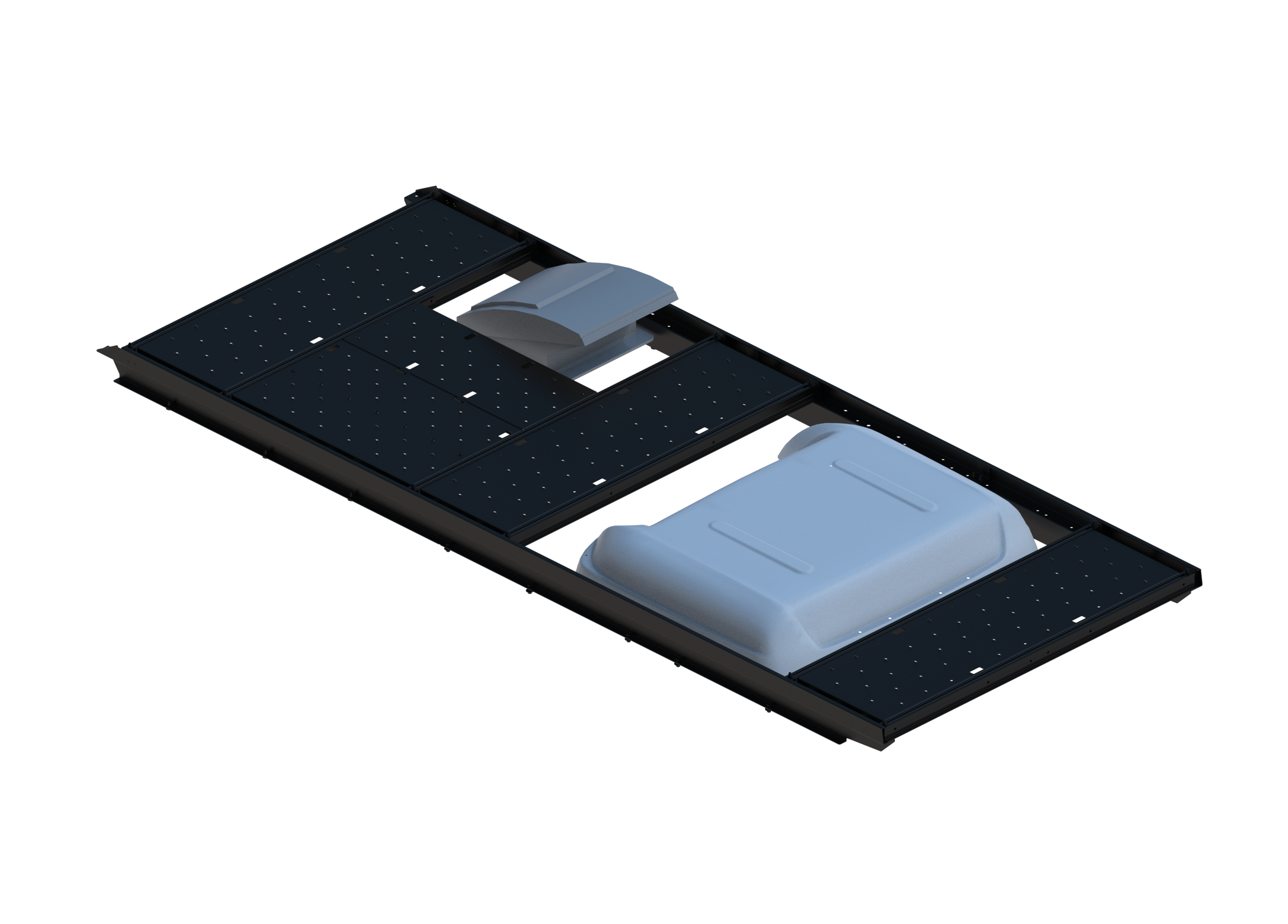 Slim Platform Rack - Front Offset Fan / Rear MB Air Con (RS4)