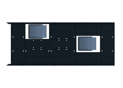 Cargo Platform Rack - Front Offet Fan / Rear Centre Fan (RS4)