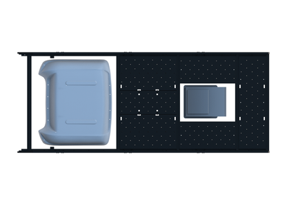 Cargo Platform Rack - Front MB Air Con / Rear Centre Fan (RS3)