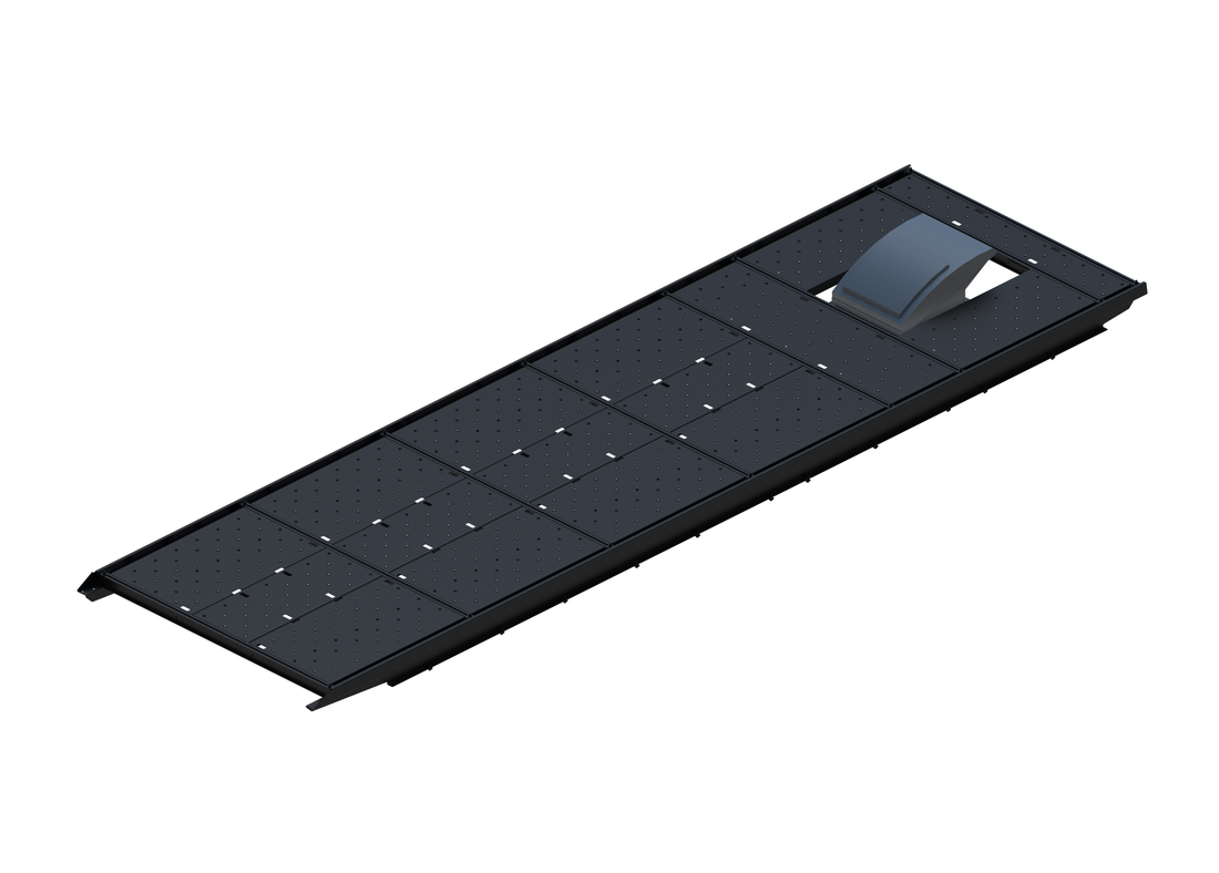 Slim Platform Rack - Extended - Rear Centre Fan (RS5)