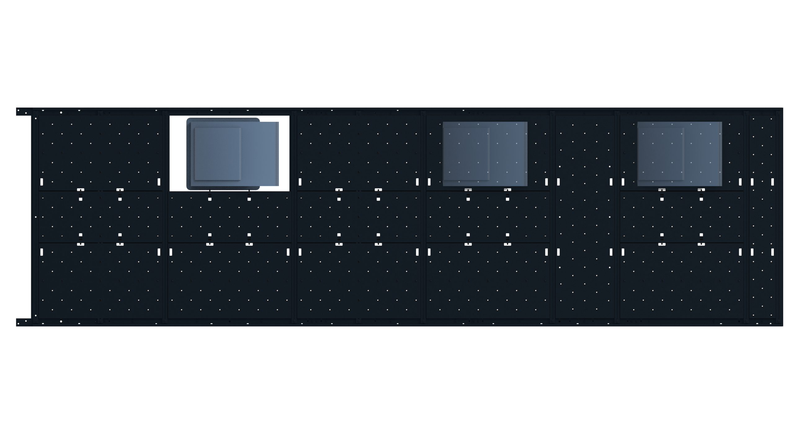 Slim Platform Rack - Extended - Front Offset Fan (RS5)