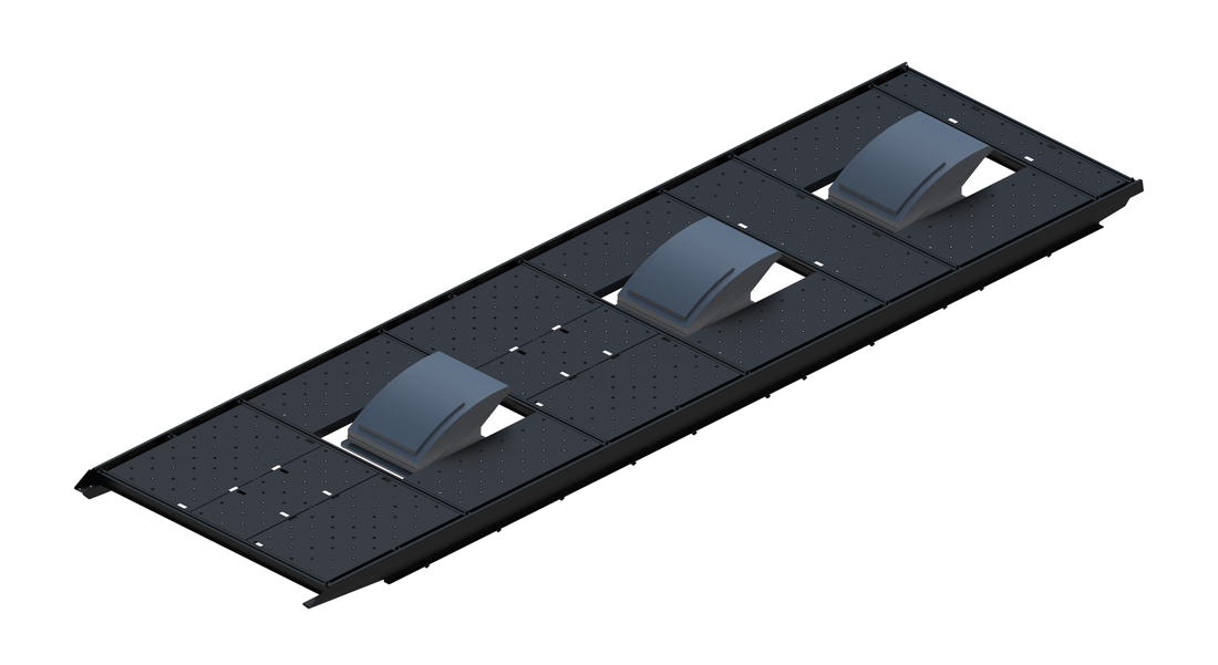 Slim Platform Rack - Extended - Front Centre Fan / Mid Centre Fan / Rear Centre Fan (RS5)