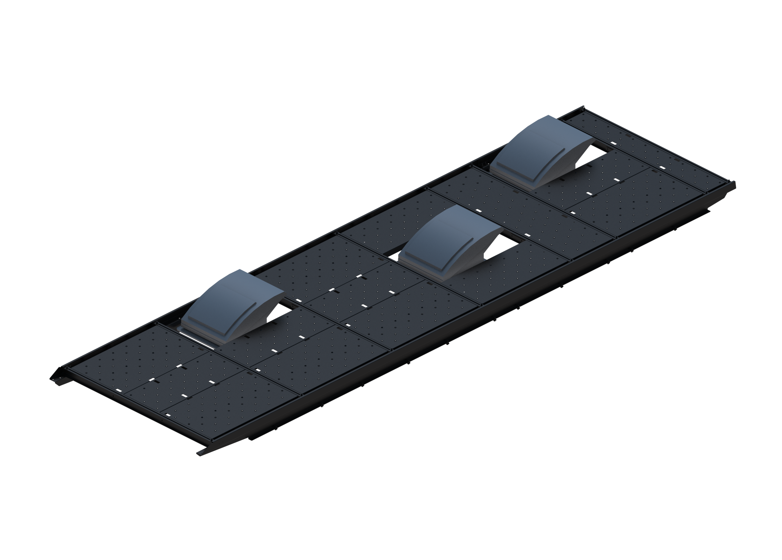 Slim Platform Rack - Extended - Front Offset Fan / Mid Centre Fan / Rear Offset Fan (RS5)