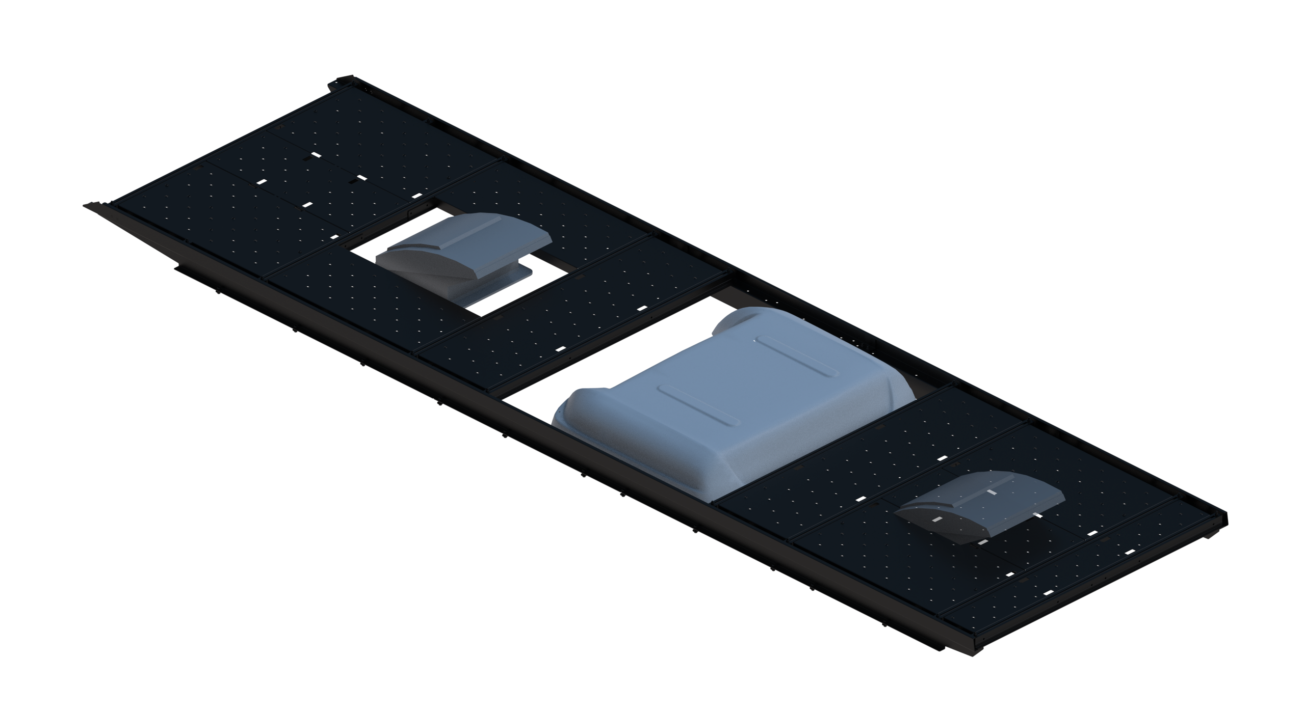 Slim Platform Rack - Extended - Front Centre Fan / Mid MB Air Con (RS5)