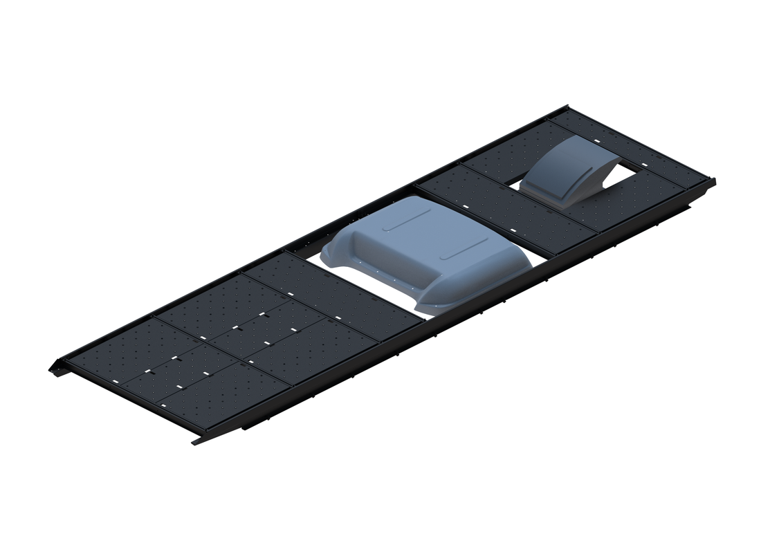 Slim Platform Rack - Extended - Mid MB Air Con / Rear Centre Fan (RS5)