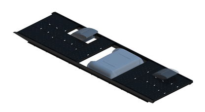 Slim Platform Rack - Extended - Front Offset Fan / Mid MB Air Con (RS5)