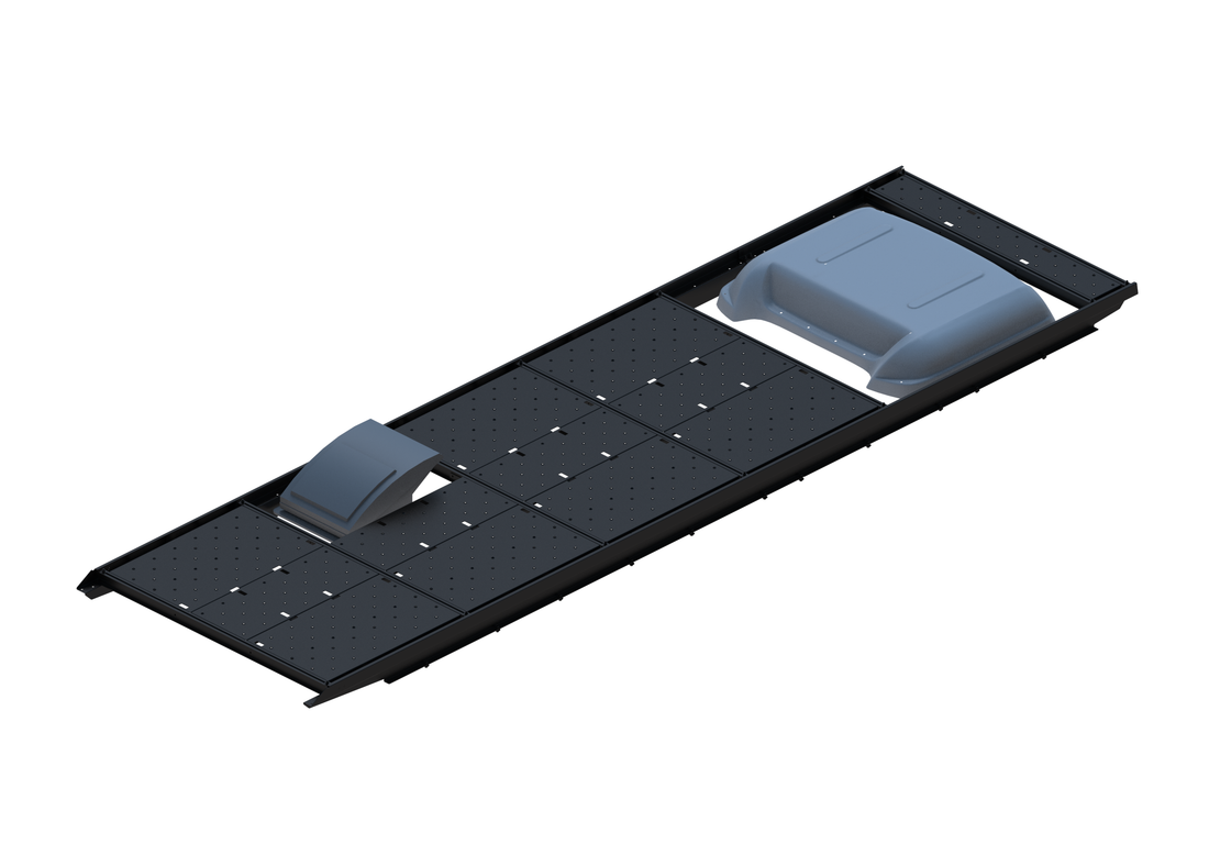 Slim Platform Rack - Extended - Front Offset Fan / Rear MB Air Con (RS5)