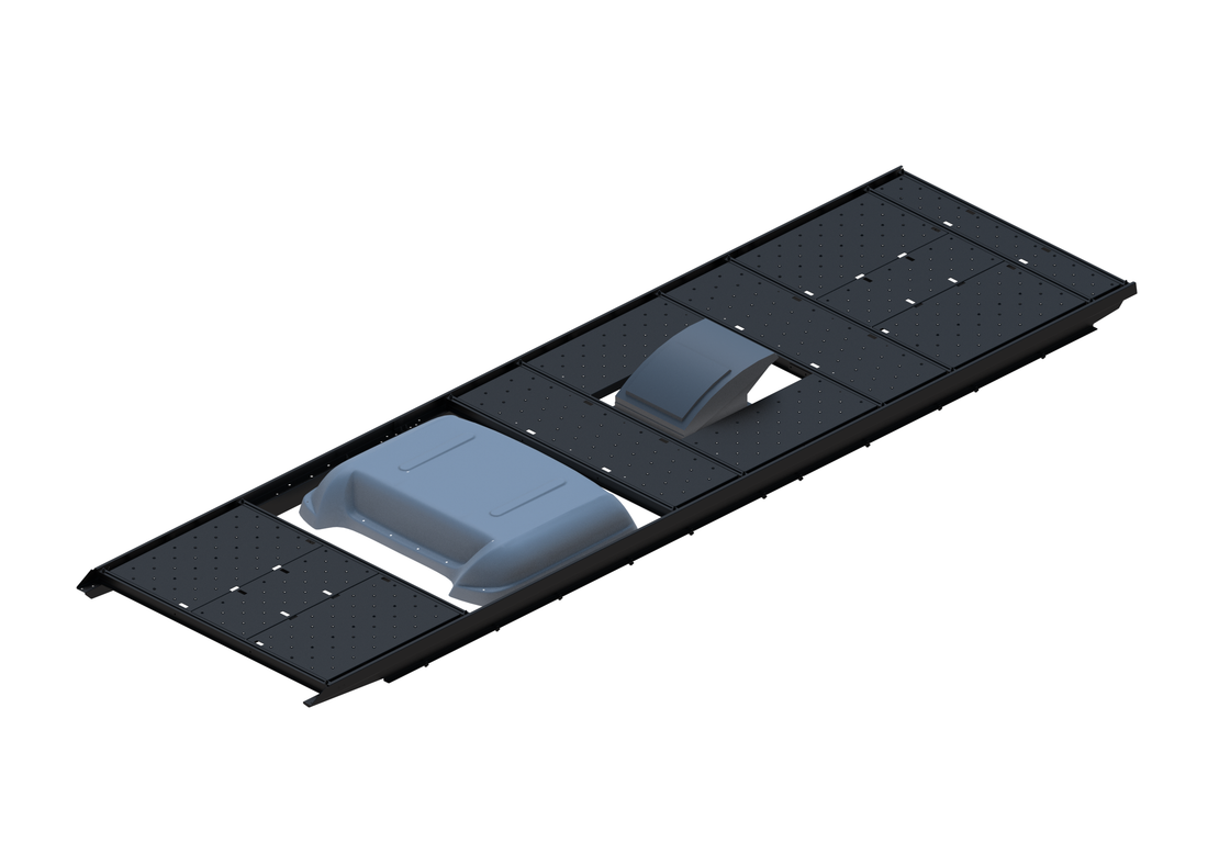 Slim Platform Rack - Extended - Front MB Air Con / Mid Centre Fan (RS5)