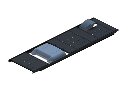 Slim Platform Rack - Extended - Front MB Air Con / Rear Offset Fan (RS5)