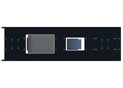 Cargo Platform Rack - Extended- Front Air Con / Mid Centre Fan (RS5)