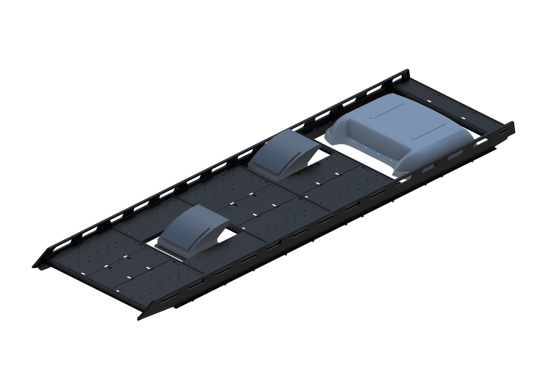 Cargo Platform Rack - Extended- Front Centre Fan / Mid Centre Fan / Rear MB Air Con (RS5)