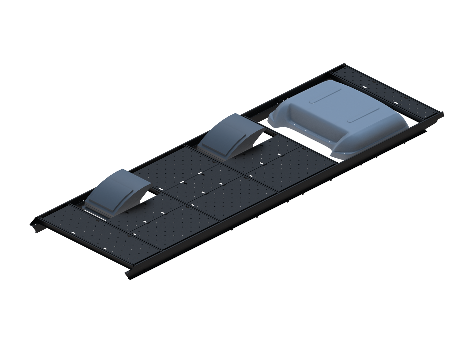 Slim Platform Rack - Front Offset Fan / Mid Offset Fan / Rear MB Air Con (RS5)